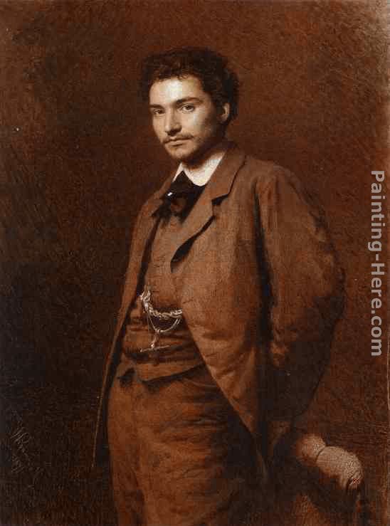 Portrait of the Artist Feodor Vasilyev painting - Ivan Nikolaevich Kramskoy Portrait of the Artist Feodor Vasilyev art painting